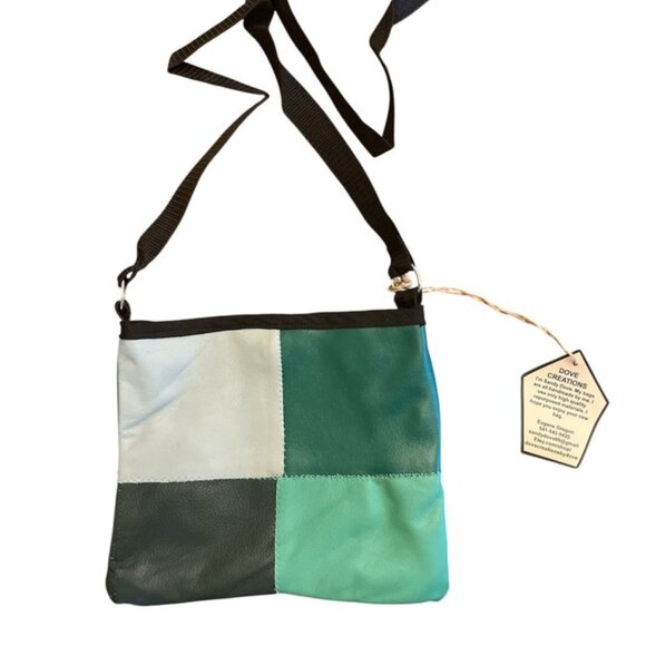 Handmade Crossbody Bag Repurposed Material NWT - Picture 2 of 8